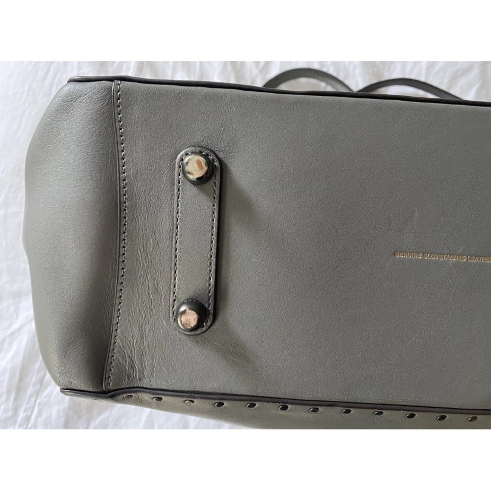 Coach 1941 Cooper Carryall Rivets Heather Gray Glovetanned Leather 31932 Rogue - Picture 6 of 12